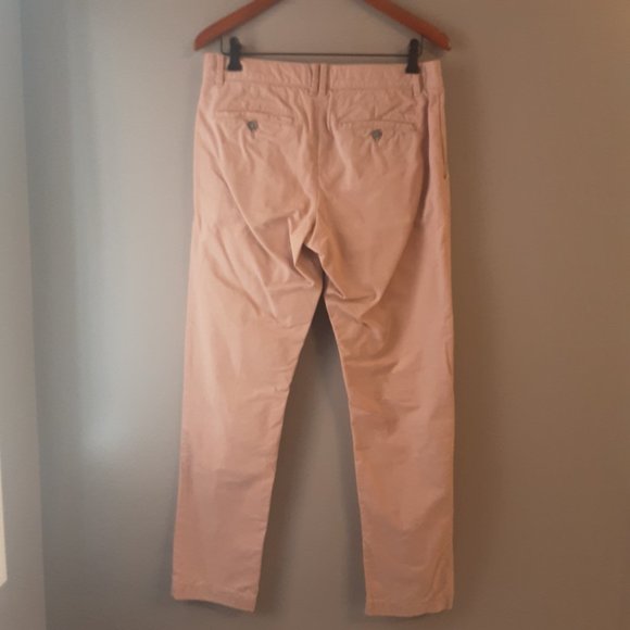 Penguin Men's Cotton Chinos Salmon Colour Size 31x32 - Picture 6 of 11